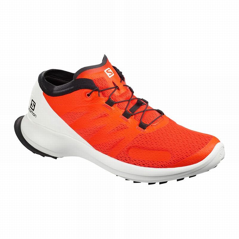 Salomon Israel SENSE FLOW - Mens Trail Running Shoes - Orange (TIGK-01473)